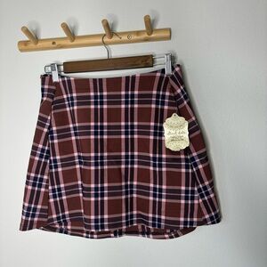 NWT Altard State Plaid Skirt medium